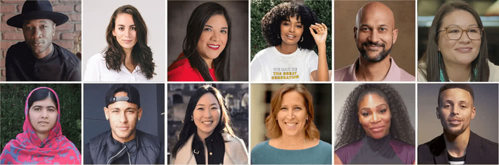Diverse faces