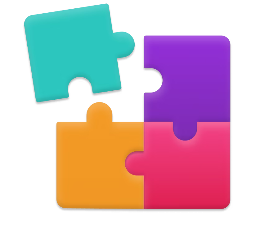 Hands putting puzzle pieces together